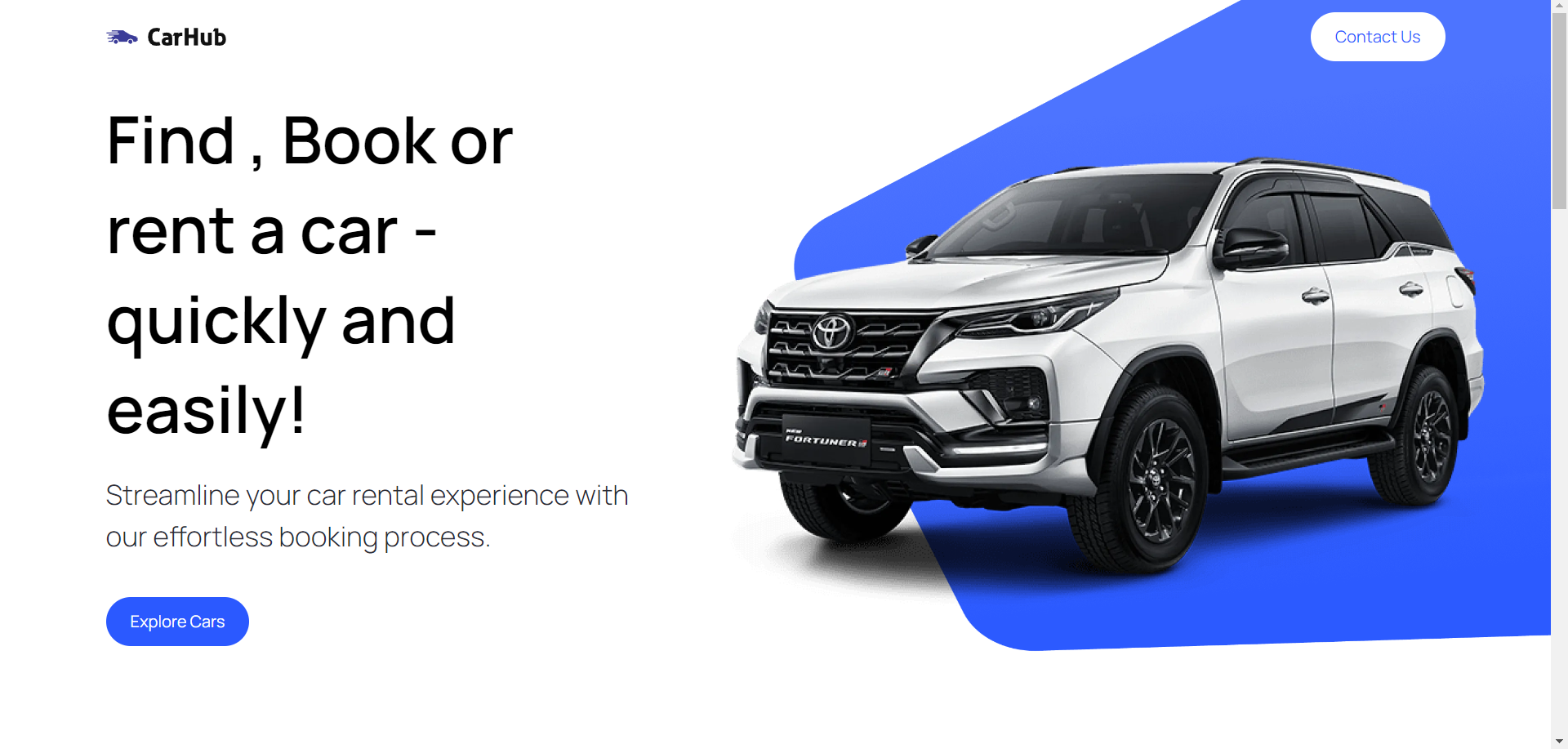 Car Rental Website